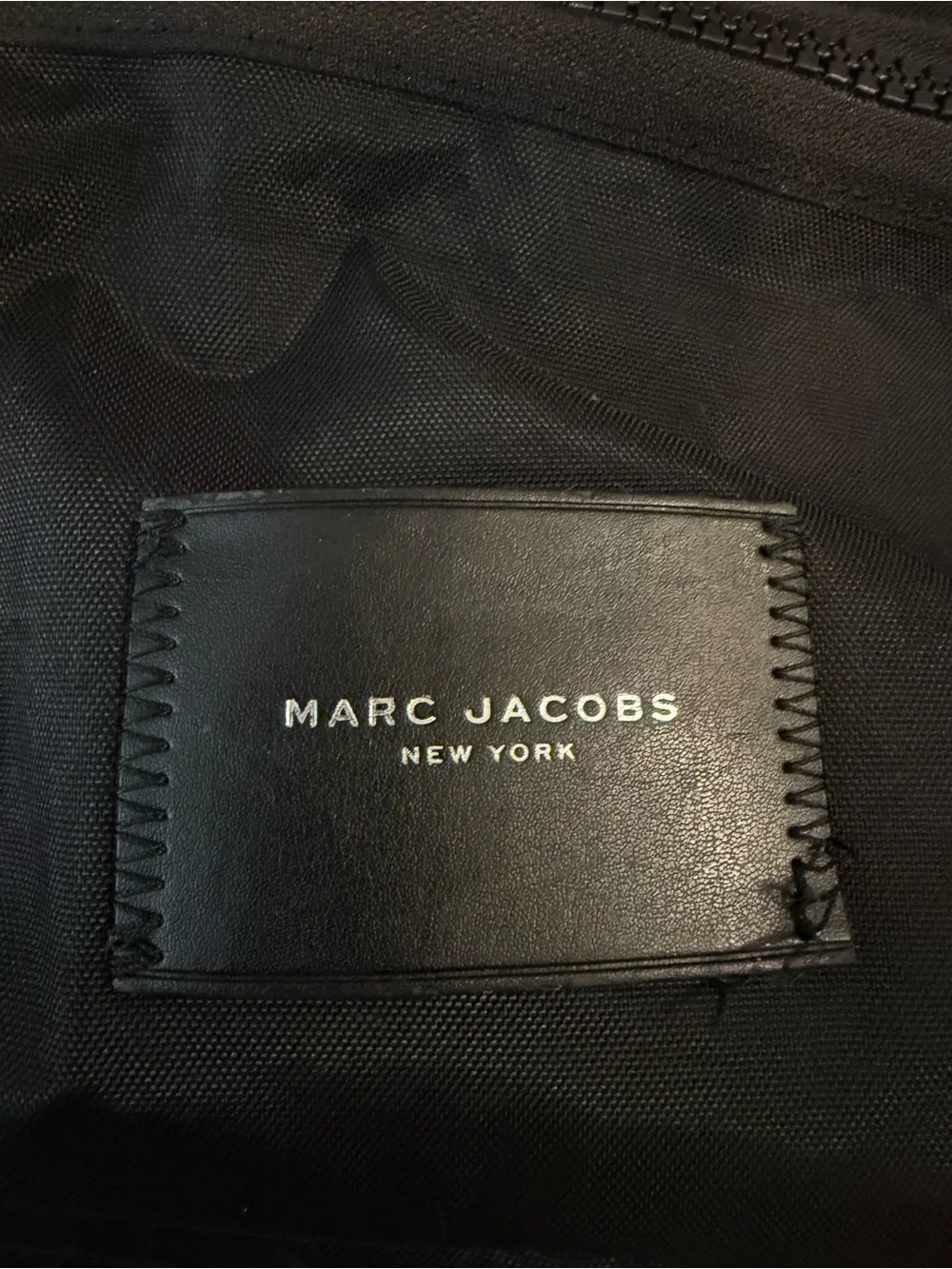 Marc Jacobs Labeled Black Nylon Laptop Tote with Shoulder Strap